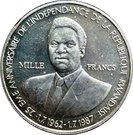 1000 Francs (President Babyarimana)