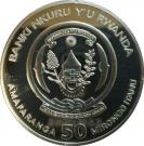 50 Francs (Cape Buffalo; Silver Bullion)