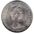 25 Pence - Elizabeth II (Queen Mother Birthday)