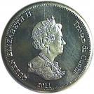 5 Pence - Elizabeth II (4th portrait; Nightingale Island)