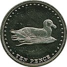 10 Pence - Elizabeth II (4th portrait; Gough Island)