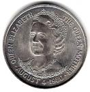 25 Pence - Elizabeth II (Queen Mother Birthday)