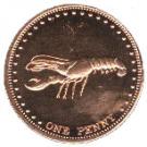 1 Penny - Elizabeth II (4th portrait; St. Helena Dependency)