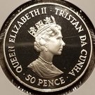 50 Pence - Elizabeth II (Wedding Anniversary)