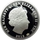 1 Crown - Elizabeth II (Diamond Jubilee; Silver Proof Issue)