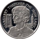 2 Pounds -  Elizabeth II (Death of Margaret Thatcher)