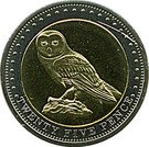 25 Pence - Elizabeth II (4th portrait; Gough Island)