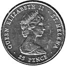 25 Pence - Elizabeth II (Royal Wedding)