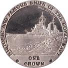 1 Crown - Elizabeth II (HMS Belfast)