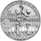 50 Pence - Elizabeth II (70th Birthday - Queen Elizabeth II)