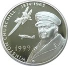 50 Pence - Elizabeth II (Winston Churchill; Silver Proof Issue)