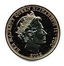 1 Crown - Elizabeth II (4th portrait; On Land)