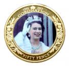 50 Pence - Elizabeth II (Queen waving)