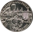 50 Pence - Elizabeth II (Golden Wedding)