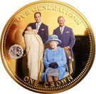 1 Crown - Elizabeth II (Four generations Royal family)