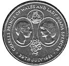 25 Pence - Elizabeth II (Royal Wedding)