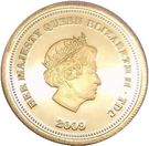 ½ Crown - Elizabeth II (Springbok - Fabula Aurum)