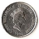 5 Pence - Elizabeth II (3rd portrait; small type)