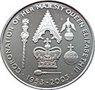 50 Pence - Elizabeth II (Coronation implements)