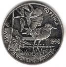 50 Pence - Elizabeth II (Rainpiper bird)