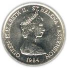5 Pence - Elizabeth II (2nd portrait; large type)