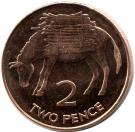 2 Pence - Elizabeth II (3rd portrait)