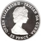25 Pence - Elizabeth II (Queen Mother Birthday - Silver Proof Issue)