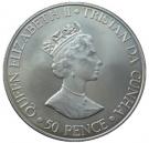 50 Pence - Elizabeth II (Princess Anne)