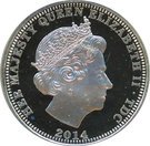 1 Crown - Elizabeth II (4th portrait, End of the circulating gold in Great Britain)