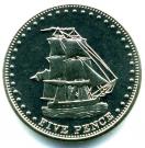 5 Pence - Elizabeth II (4th portrait; Stoltenhoff Island)
