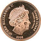 1 Penny - Elizabeth II (4th portrait; Gough Island)
