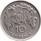 10 Pence - Elizabeth II (2nd portrait; large type)