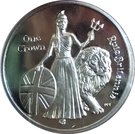 1 Crown - Elizabeth II (275th Anniversary Composition Rule Britannia)