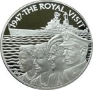 50 Pence - Elizabeth II (Royal Visit; Silver Proof Issue)