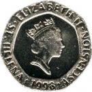 20 Pence - Elizabeth II (3rd portrait)