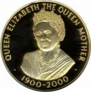 50 Pence - Elizabeth II (Queen Mother; gold issue)