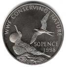 50 Pence - Elizabeth II (Frigate birds)
