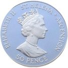 50 Pence - Elizabeth II (D-Day, Silver Proof Issue, Piedfort)