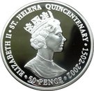 50 Pence - Elizabeth II (Royal Visit; Silver Proof Issue)