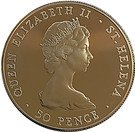 50 Pence - Elizabeth II (Colony)