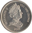 1 Crown - Elizabeth II (Lord Nelson)