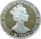 50 Pence - Elizabeth II (Queen Mother; Silver Proof Issue)