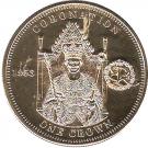 1 Crown - Elizabeth II (4th portrait; 1953 - The Coronation)
