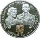 50 Pence - Elizabeth II (Montreal Olympics; Silver Proof Issue)