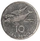 10 Pence - Elizabeth II (3rd portrait; small type)