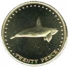 20 Pence - Elizabeth II (4th portrait; St. Helena Dependency)