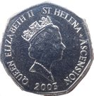 50 Pence - Elizabeth II (3rd portrait)