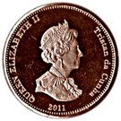 1 Penny - Elizabeth II (4th portrait; Nightingale Island)