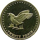 20 Pence - Elizabeth II (4th portrait; Gough Island)