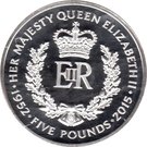 5 Pounds - Elizabeth II (63 years reign)
